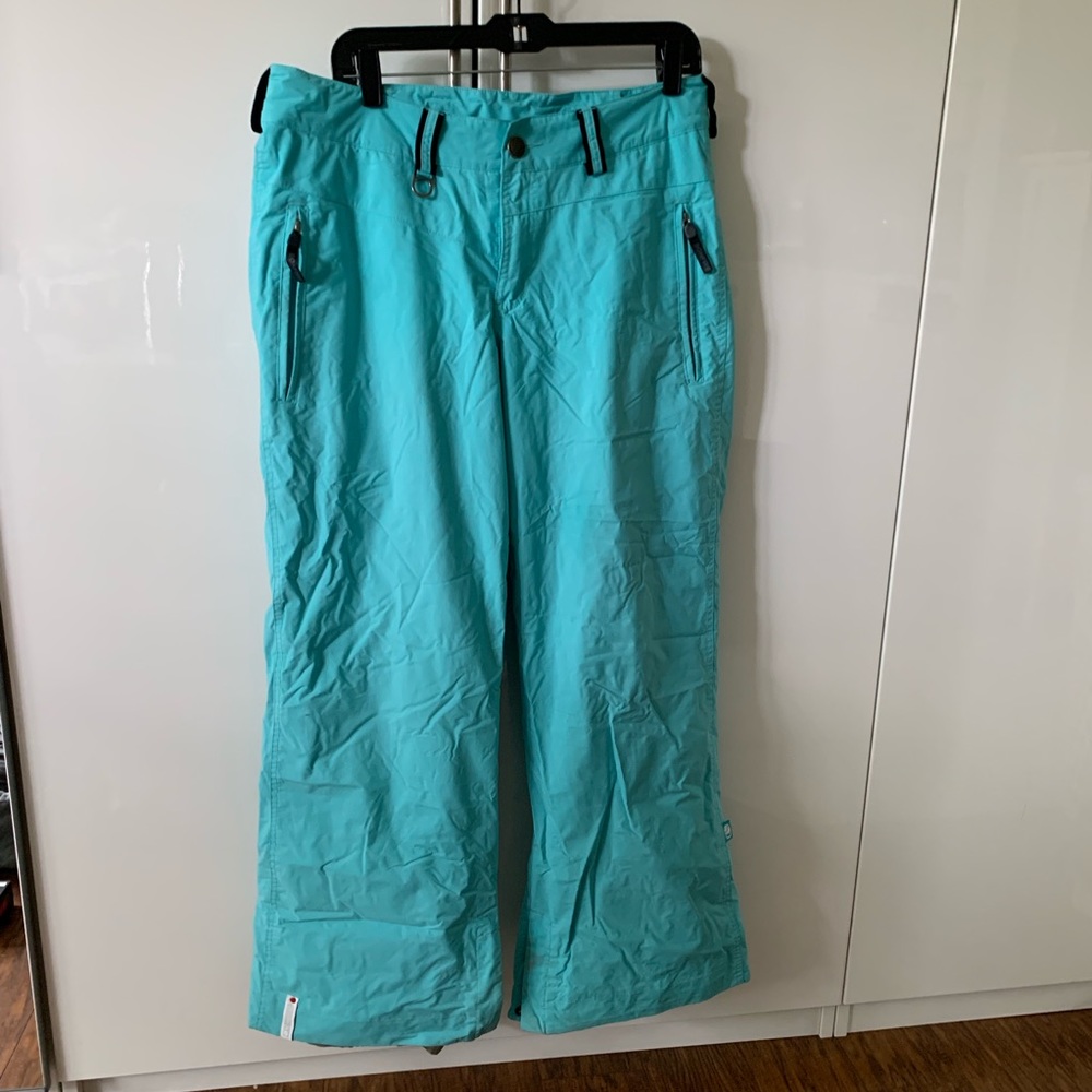 Bonfire Snowboard ski winter pants turquoise Med